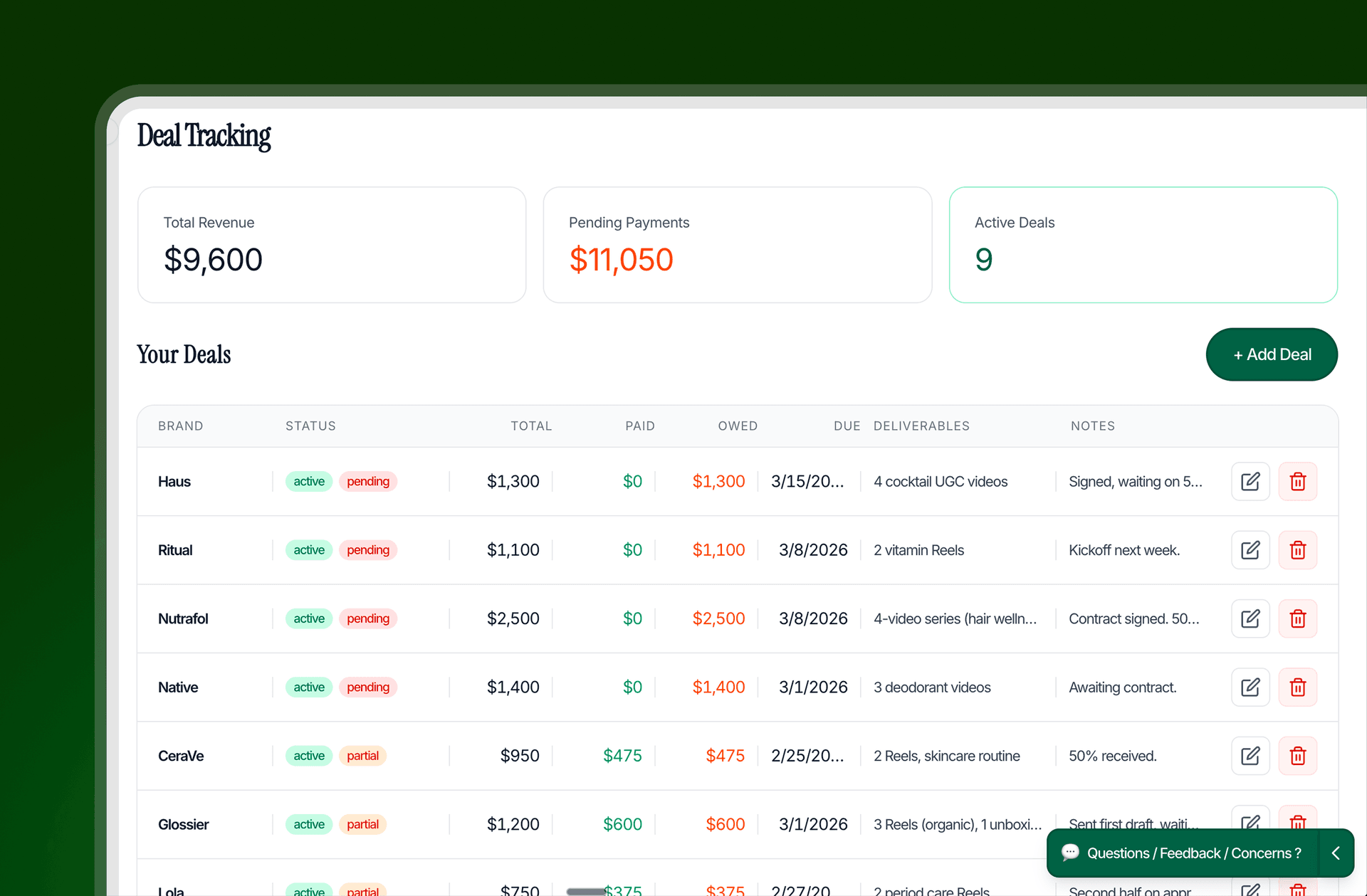 Track Your Finances Preview