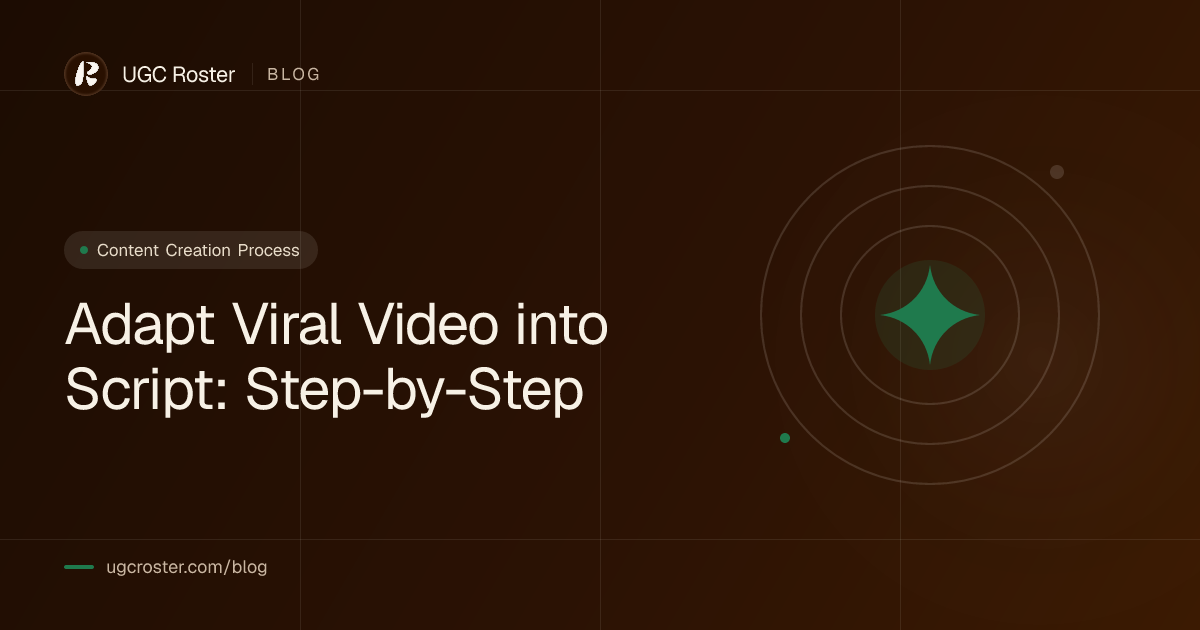 Adapt Viral Video into Script: Step-by-Step