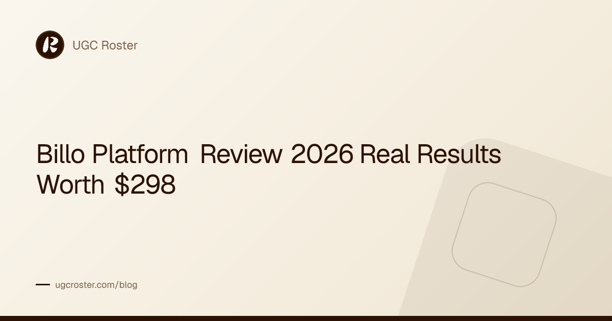Billo Pricing 2026: What 50 UGC Videos Actually Cost Me