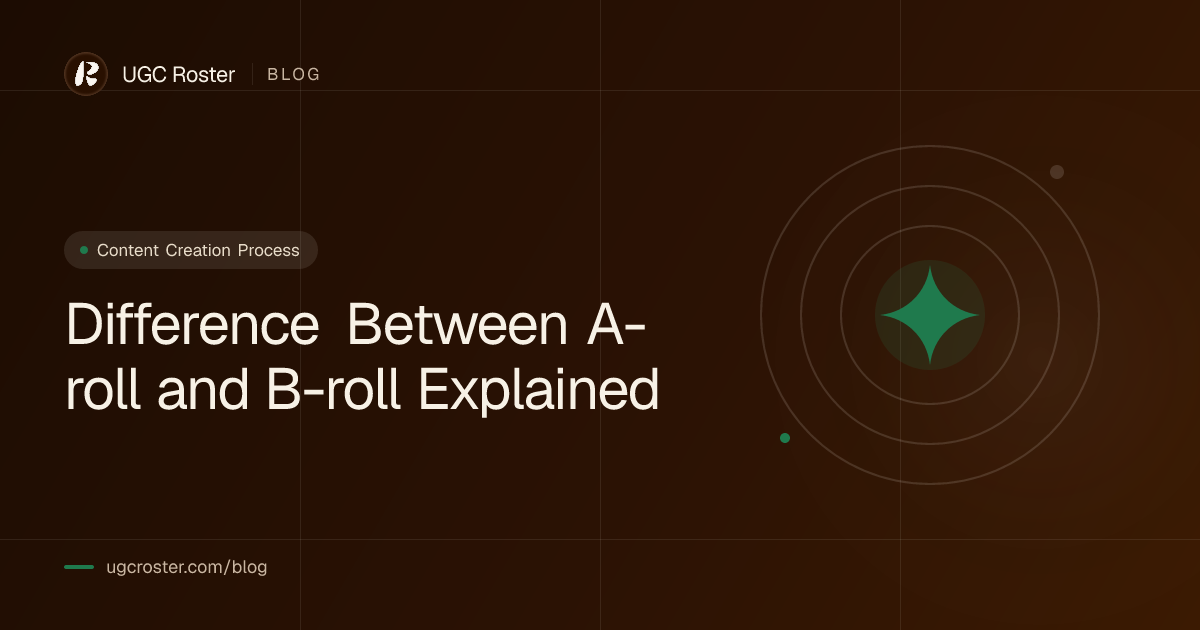 Difference Between A-roll and B-roll Explained