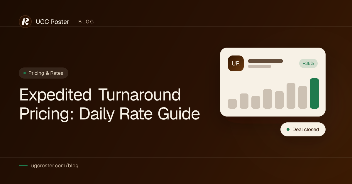 Expedited Turnaround Pricing: Daily Rate Guide