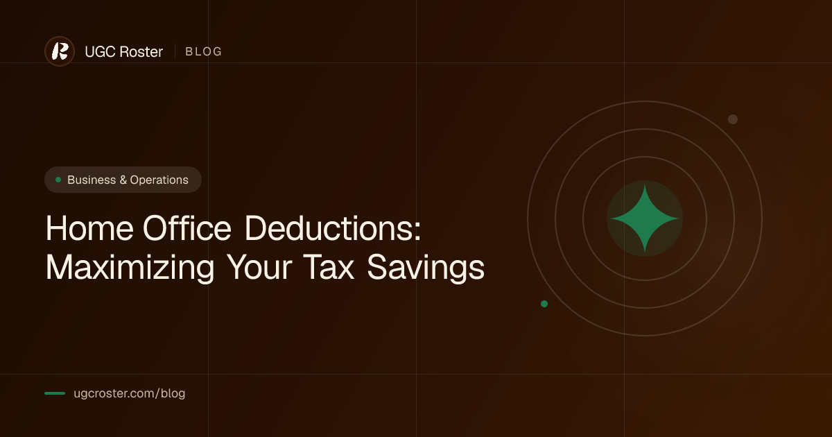 Home Office Deductions: Maximizing Your Tax Savings
