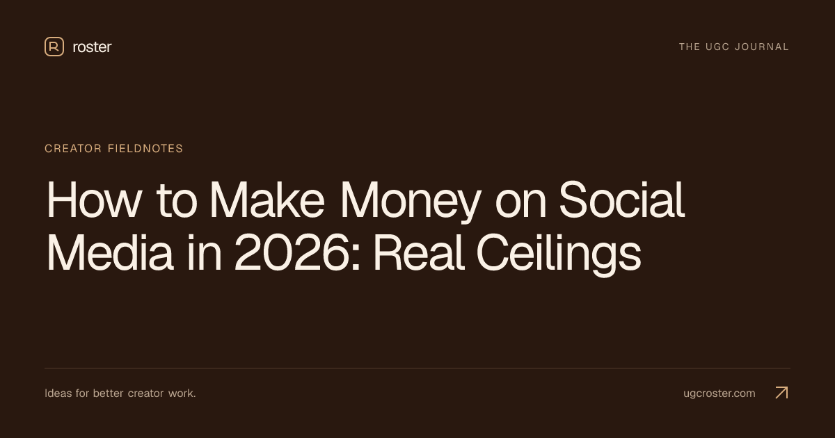 How to Make Money on Social Media in 2026: Real Ceilings