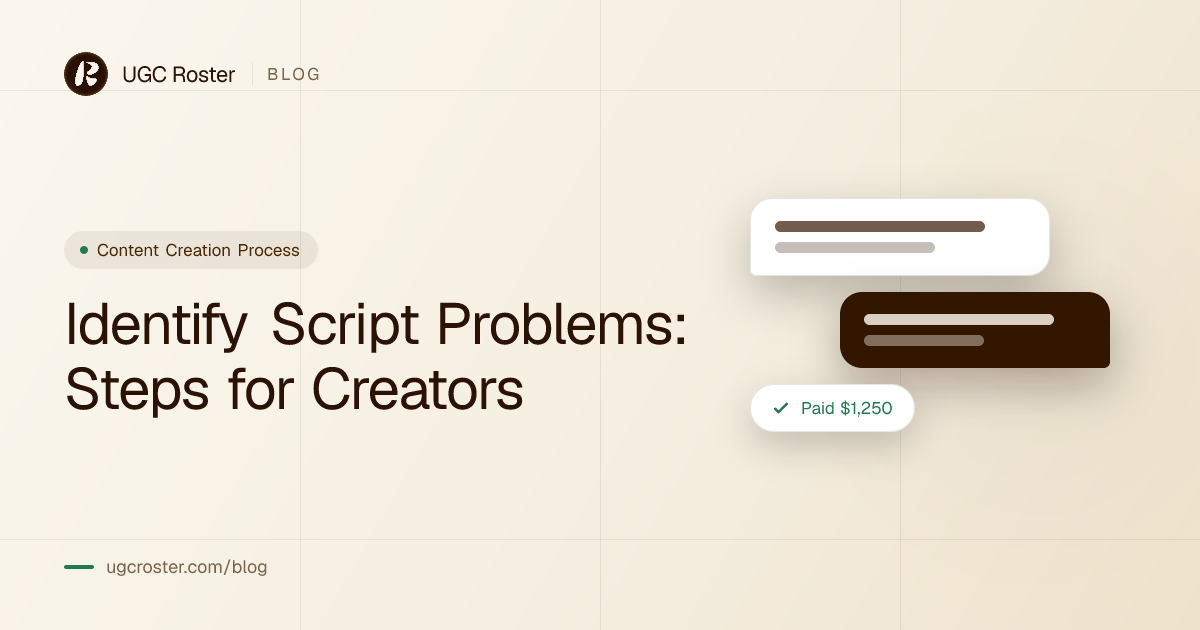 Identify Script Problems: Steps for Creators