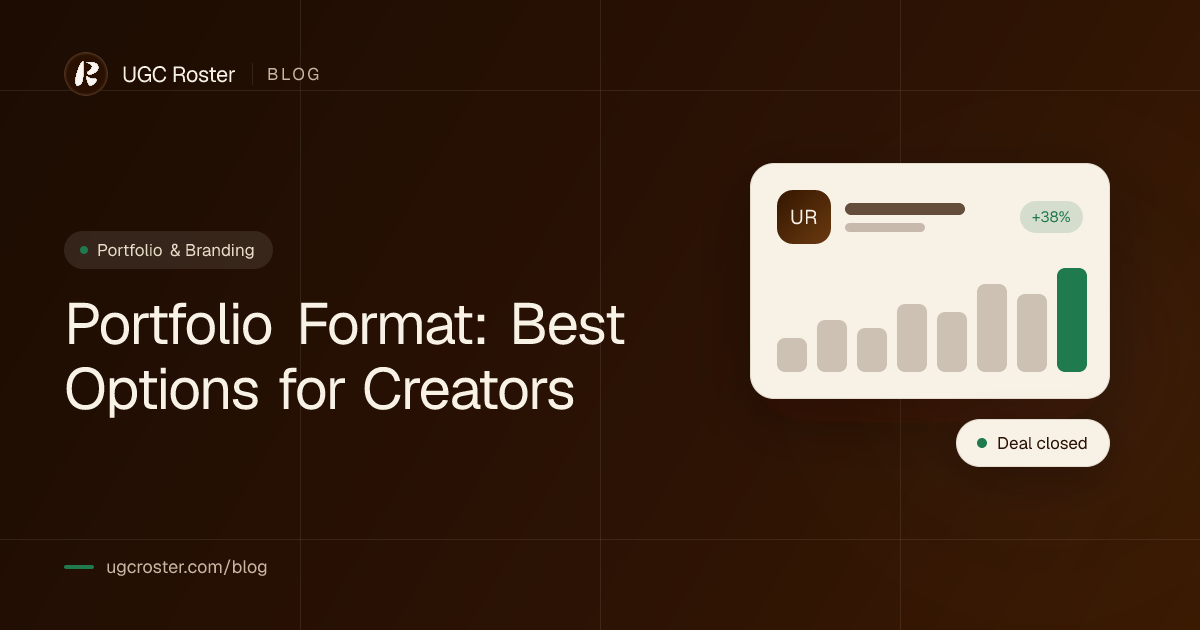 Portfolio Format: Best Options for Creators