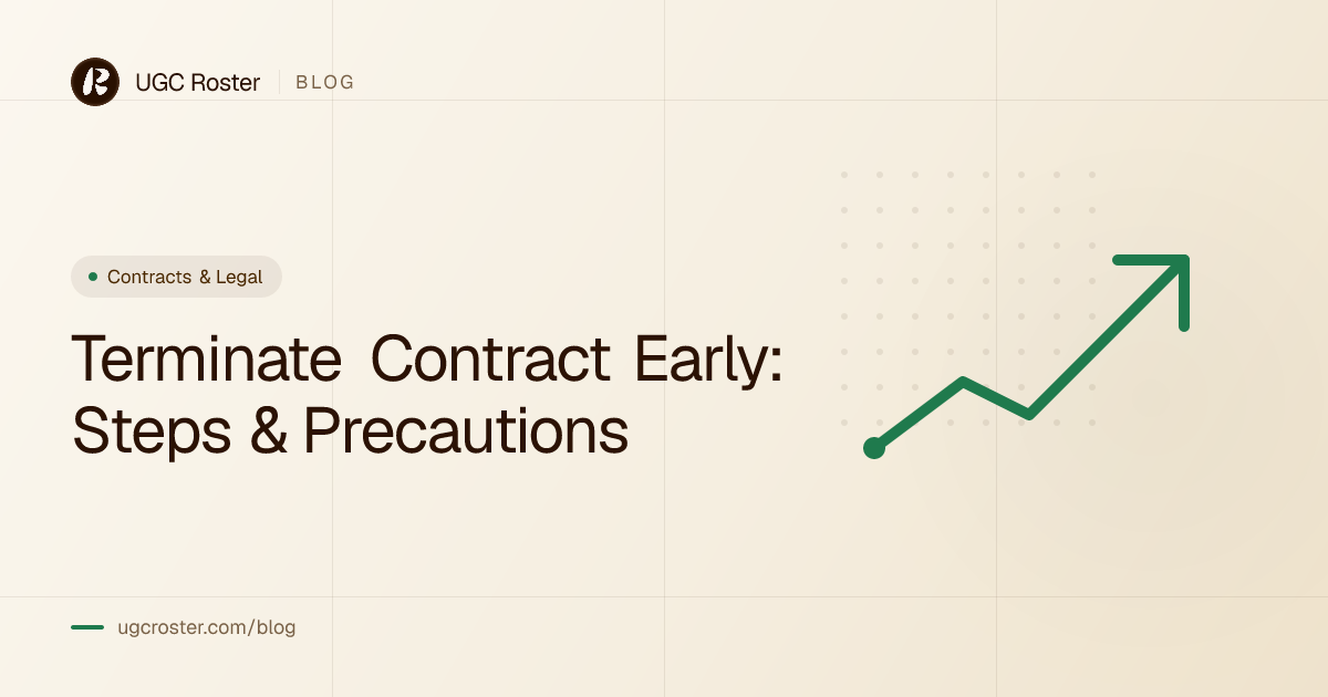 Terminate Contract Early: Steps & Precautions
