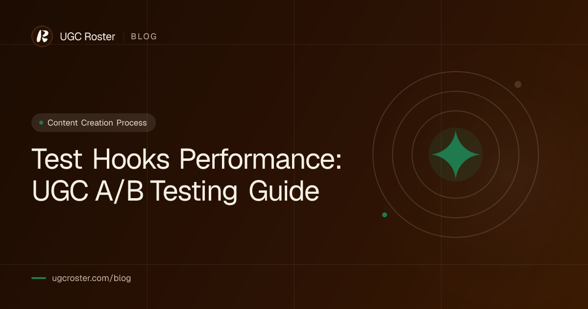 Test Hooks Performance: UGC A/B Testing Guide
