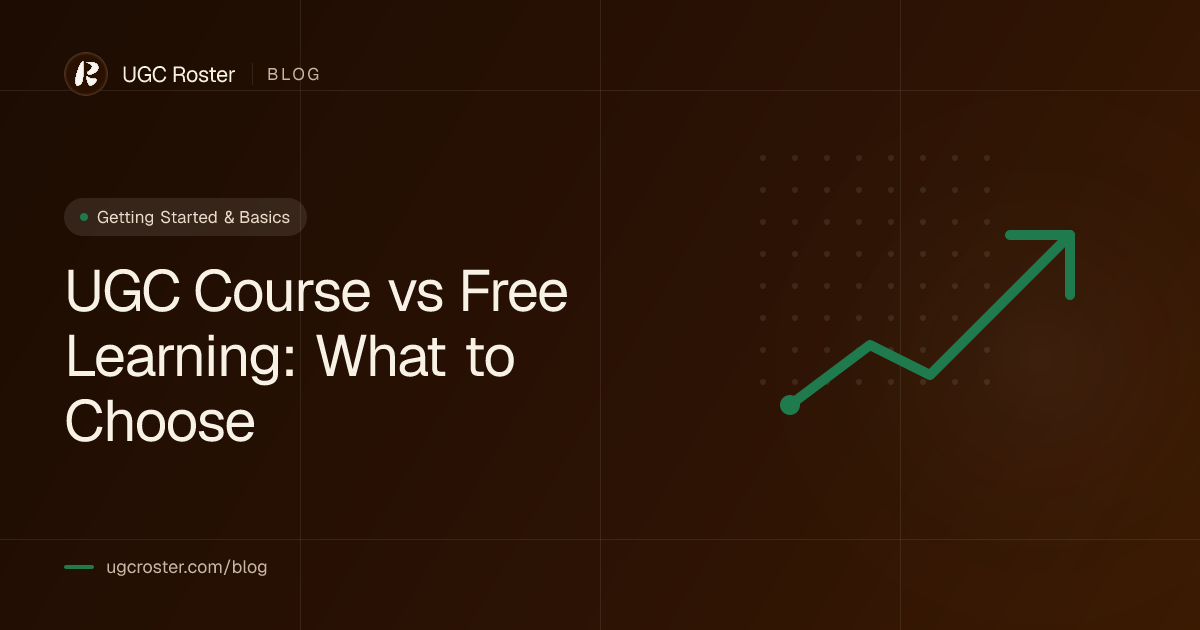 UGC Course vs Free Learning: Which Path Wins