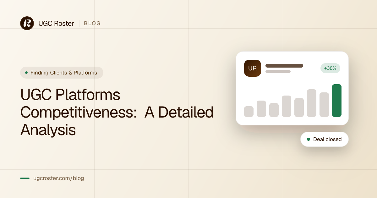 UGC Platforms Competitiveness: A Detailed Analysis