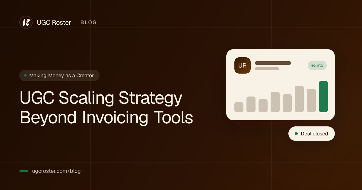 UGC Scaling Strategy Beyond Invoicing Tools