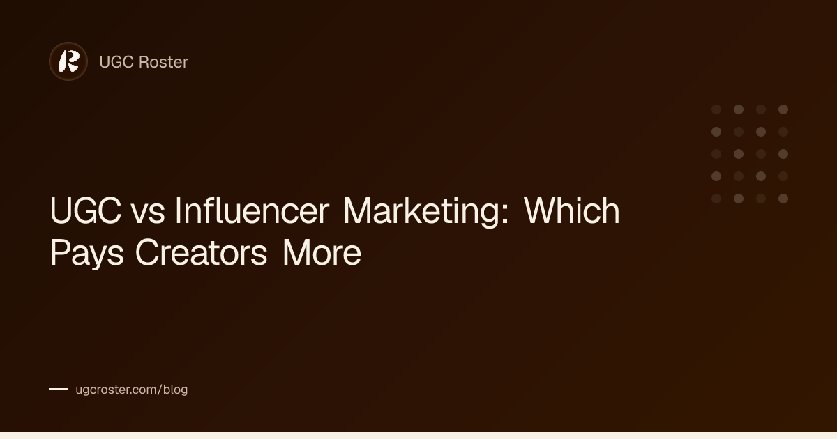 Difference Between UGC and Influencer Marketing Explained