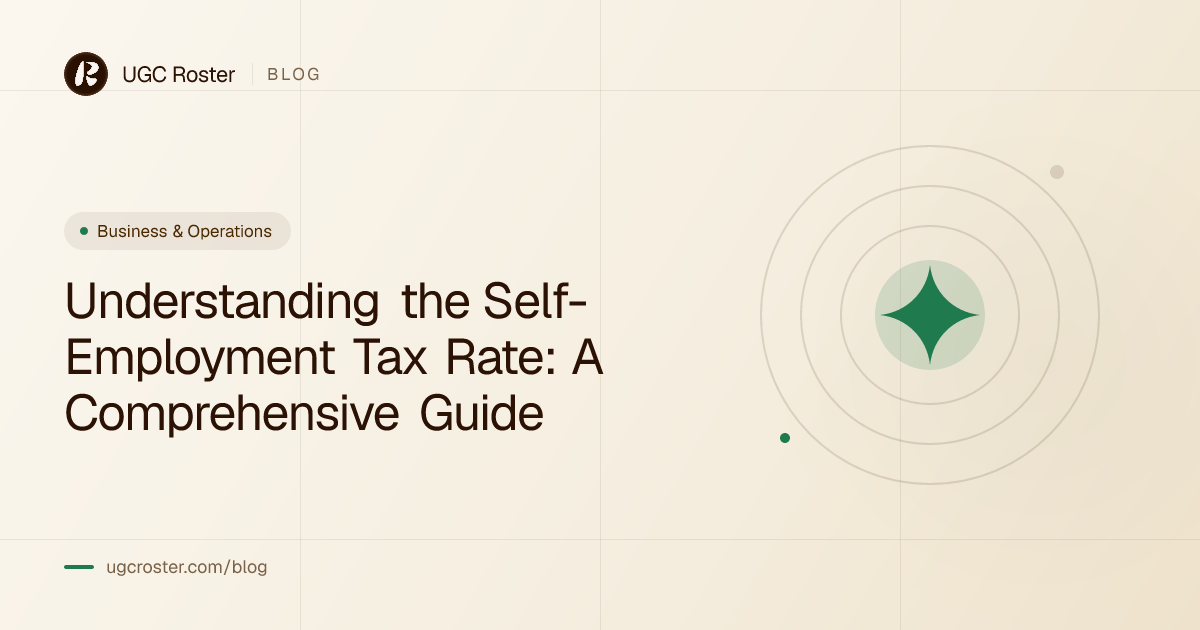 Understanding the Self-Employment Tax Rate: A Comprehensive Guide