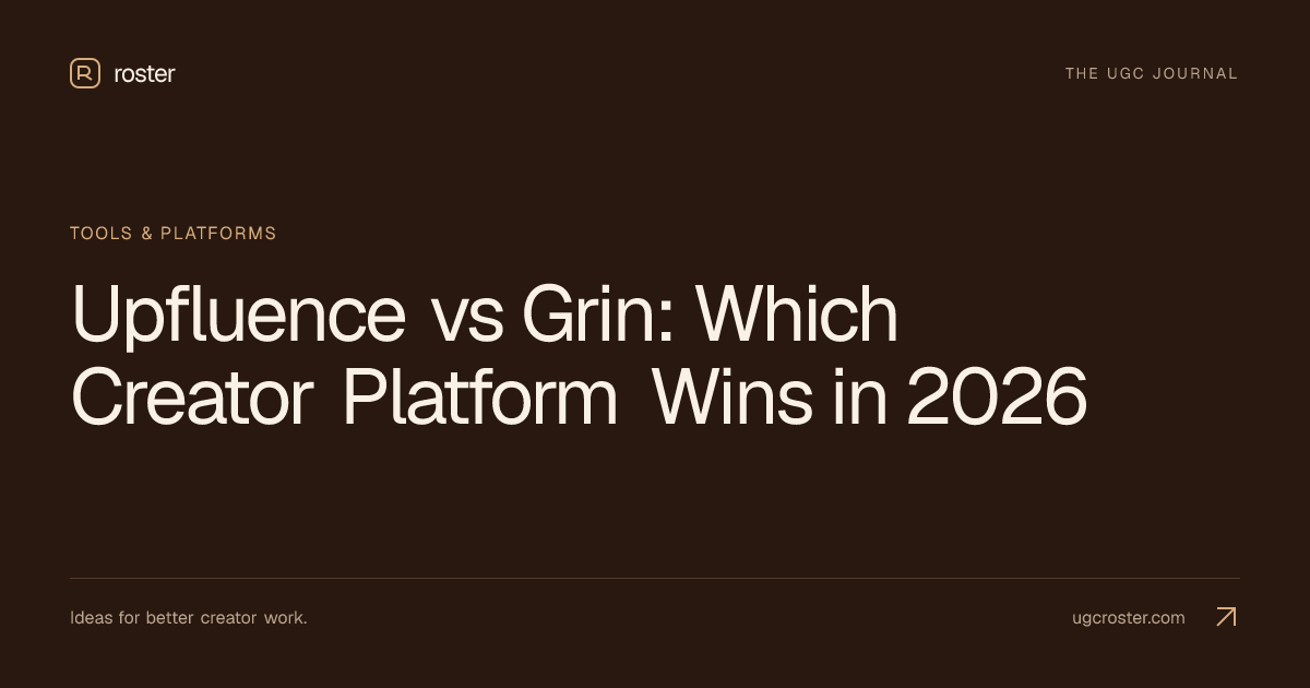 Upfluence vs Grin: Which Creator Platform Wins in 2026