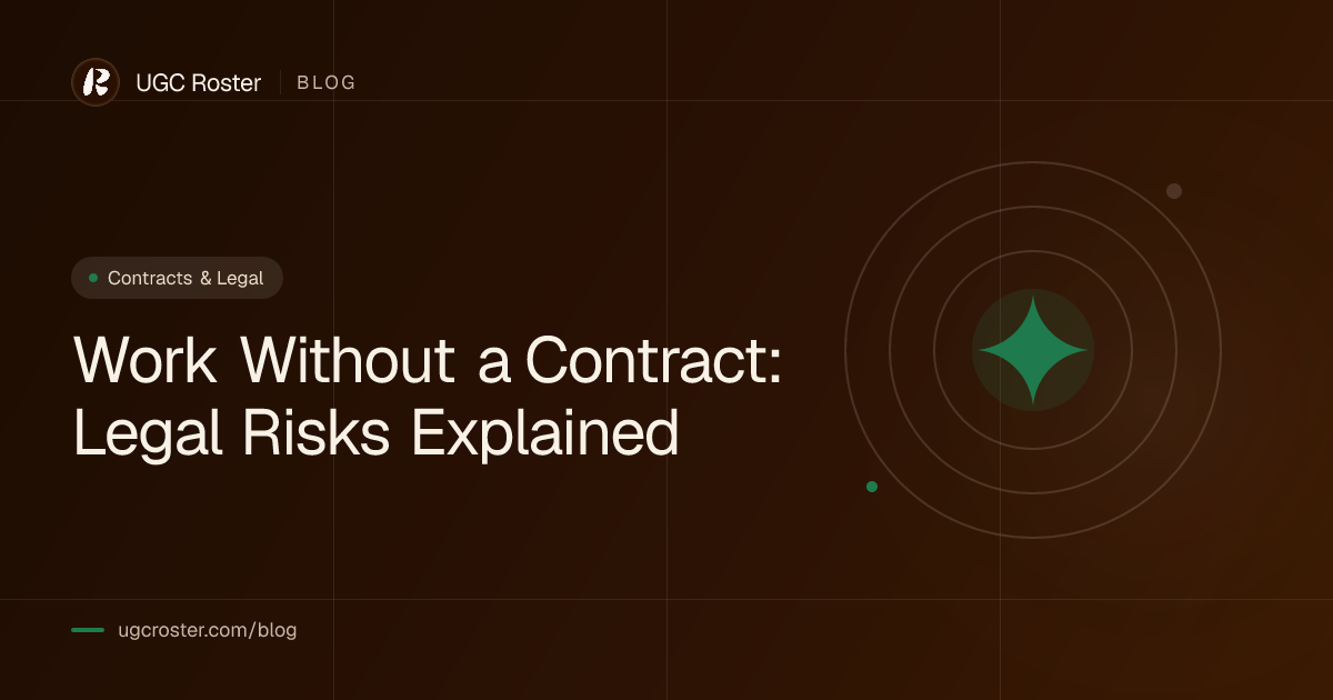 Work Without a Contract: Legal Risks Explained
