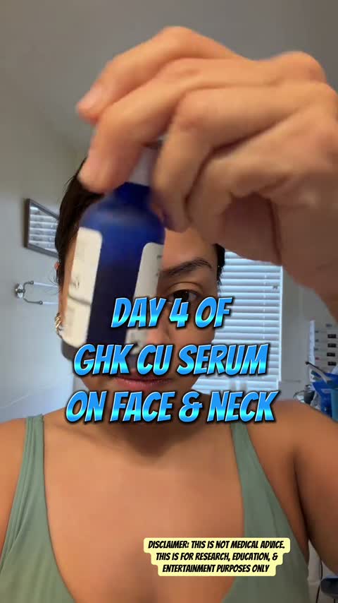 Still from @vg48beautypeps's peptide affiliate video