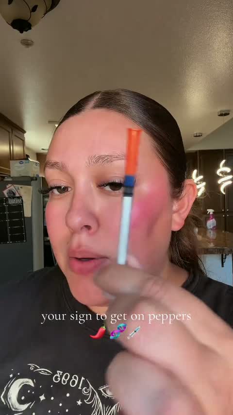 Still from @guerrritaaa's peptide affiliate video